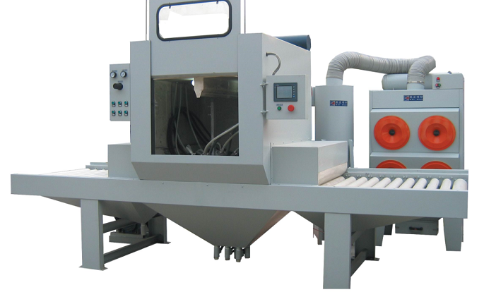 全自動(dòng)干式噴砂機(jī)室體