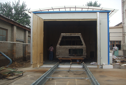 鑄造件機械噴砂房