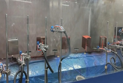 流水線水簾噴漆房