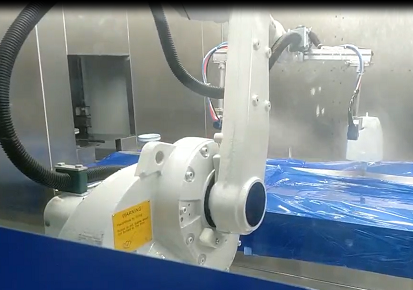 瓶體機(jī)器人水簾噴漆房