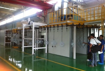 鋁件噴粉生產(chǎn)線